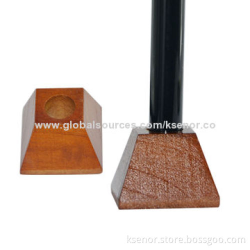 Wooden stand for e cig, eGo battery and e liquid